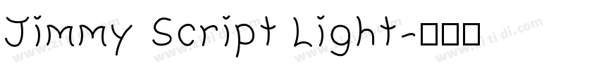 Jimmy Script Light字体转换